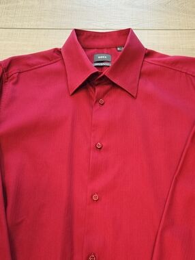 Mexx Men's Red Dress Shirt